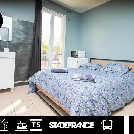 08 - Chambre Proche Paris Et Transports Avec Tv Wifi Saint-Denis  Eksteriør bilde