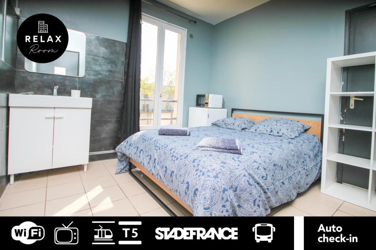 08 - Chambre Proche Paris Et Transports Avec Tv Wifi Saint-Denis  Eksteriør bilde